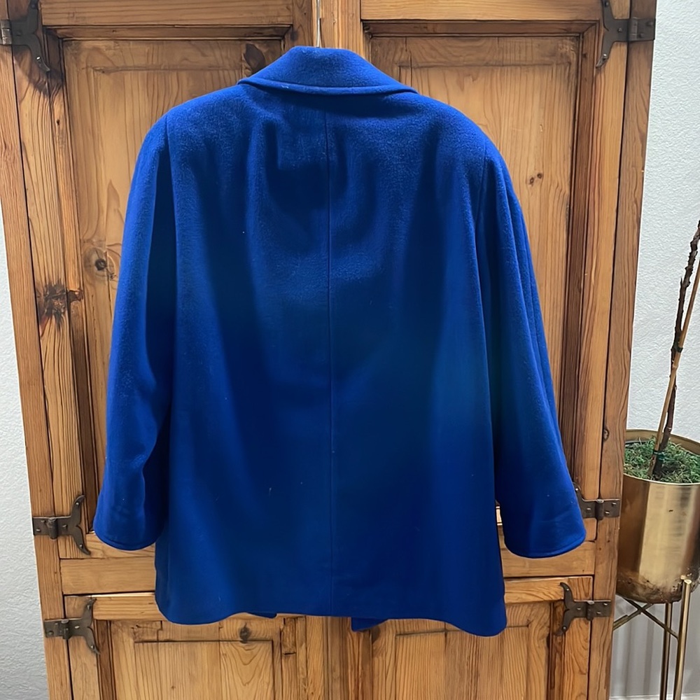 Vintage Pristine Condition 100% Wool Anne Klein ll Coat Petites - Picture 6 of 7